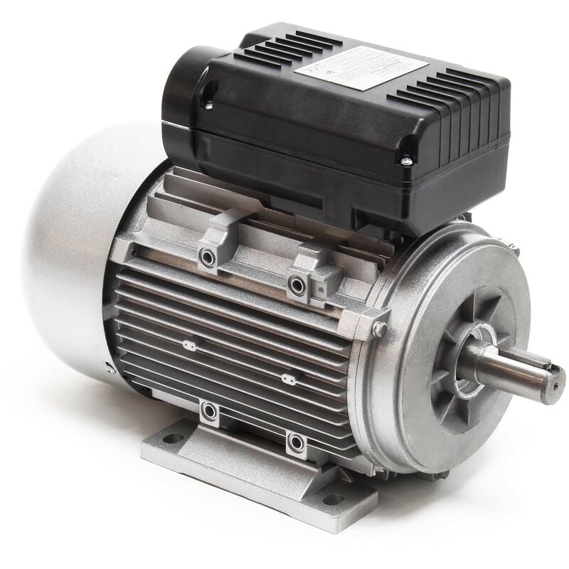 Moteur électrique monophasé 2 pôles – 230 v, 1,5 kW (2 cv), 2850 tr/min – avec Condensateur de démarrage et Bobinage en aluminium – Moteur asynchrone