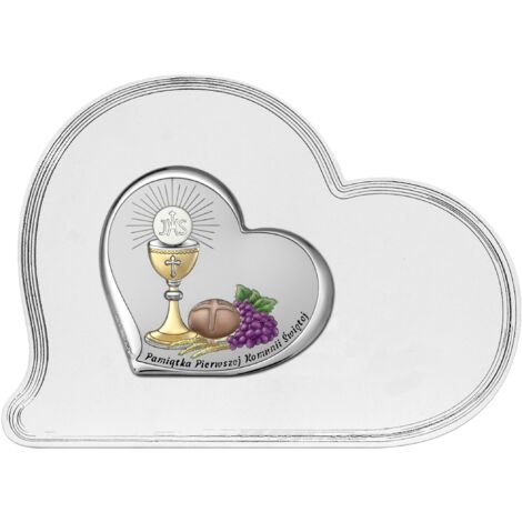 Une photo d'un souvenir de la première communion avec une inscription sur un panneau blanc. Taille: 16,1x12 cm UGS : BC6755SF/1SCOL