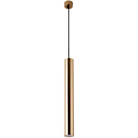 Une Pièce Moderne Pendentif Lumière Or Projecteur Long Tube Pendentif Led Lumière Cylindrique Pour Cuisine Île Chambre Salon Intérieur Réglable Suspendu