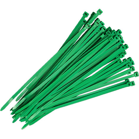 Une pièceSerre-câbles en nylon autobloquant vert imitation rotin serre-câbles en plastique Colliers De Serrage En Nylon - 4X 150 Mm - Vert (500 Pcs)