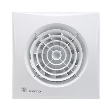 Unelvent – Aérateur silencieux 100 mm 95 m³/h 8 W – Design ultra-plat pour espaces confinés – 402884