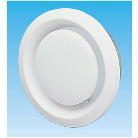 Unelvent – Bouche d'extraction à cône fixe ⌀80mm 850021 – Manchette à griffes pour installation – Compatible VMC pavillonnaire et VMP