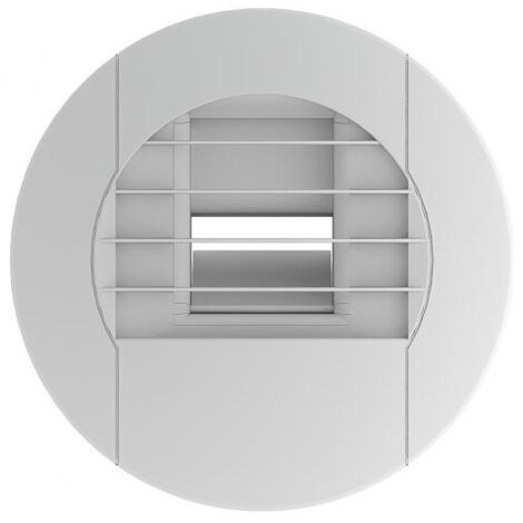 Unelvent – Bouche d'extraction hygroréglable Ø 80 mm pour VMC – Débit modulé 5 à 40 m³/h – Installation horizontale/verticale – 854444