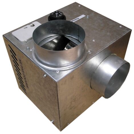 Unelvent – Récupérateur de chaleur Cheminair 400 m³/h – Puissance 65W – Moteur monophasé 230V – Faible niveau sonore – Ø de sortie 125 mm