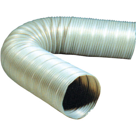 Unelvent – Gaine VMC semi-rigide 125 mm – Longueur 3 mètres – Acier galvanisé résistant – Température d'utilisation -30°C à +350°C