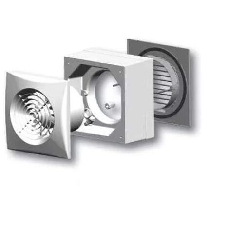 Unelvent – Kit de montage sur vitre pour aérateur Silent 100 – Diamètre perçage 110 mm – Compatible épaisseur verre 3 à 8 mm – Installation rapide