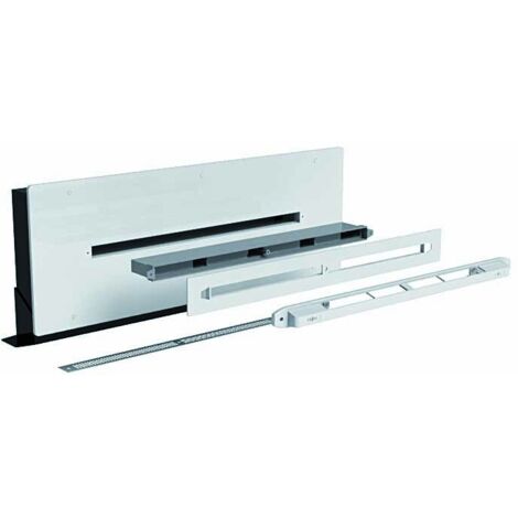 Unelvent – Silencieux pour entrée d'air – Raccord VMC – Montage en haut de fenêtre – Classement 40 dB – Compatible avec doublages intérieurs