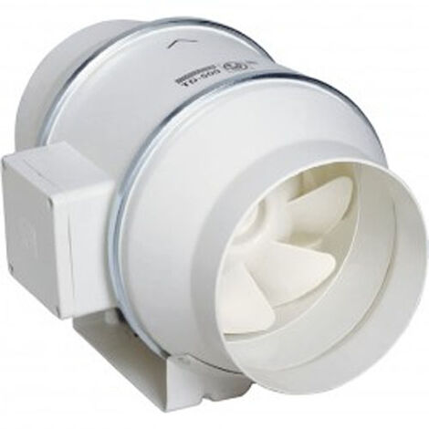 Unelvent – Ventilateur de conduit TD MIXVENT silencieux 100mm – Débit d'air 130/160 m³/h – Niveau sonore 21/24 dB – 250454