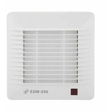 Unelvent – Ventilateur extracteur de salle de bain 80 m³/h – Débit d'air 2350 rpm – Protection IP44 – Conduit Ø 100 mm – Minuterie intégrée - 2350rpm