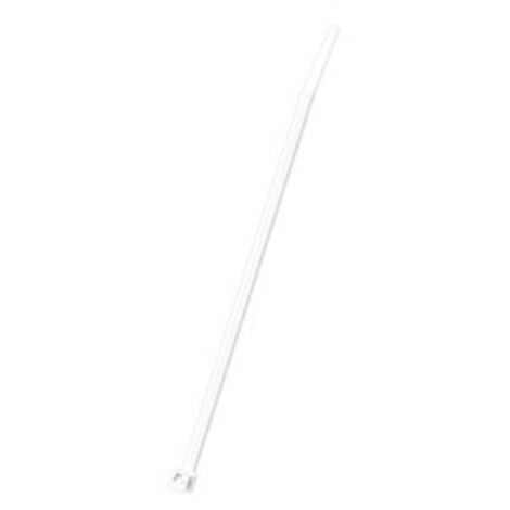 Unex 2225 collier de serrage blanc. 2.5mm x 190mm. Sachet de 200unds.