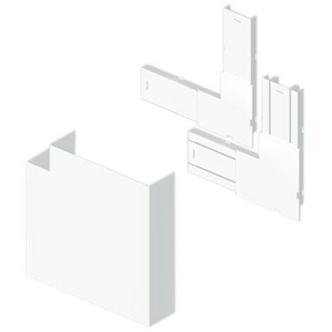 Unex 93224-2 U24X Angle Plat - 50 mm Hauteur X 150 mm Largeur - Blanc