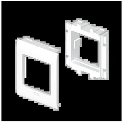 Unex 93608-2 Adaptateur pour 2 modules Mosaic couvercle 65mm