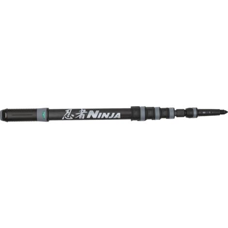 Unger Carbon Teleskopstange Ninja (1,90 m, 4-teilig,kompakt, Fensterreinigung)