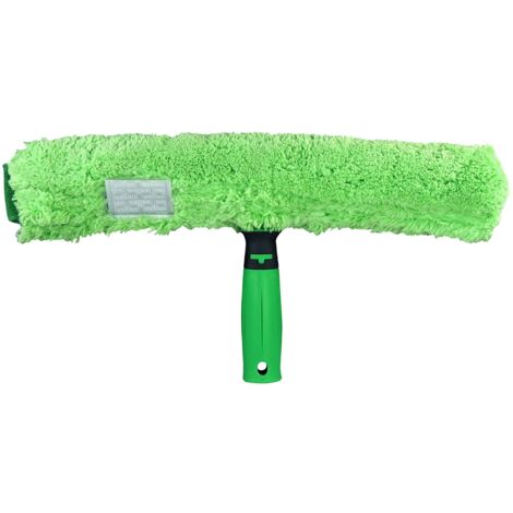 Unger Tergivetro MicroStrip (Lunghezza 45 cm, Rivestimento in Microfibra con Cuscinetto antisporco per Macchie ostinate, sostituibile con Velcro) 79021, Verde