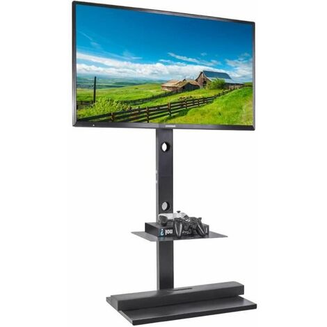 Unho – Support TV rotatif pour écrans 32-65 pouces – VESA 600x400mm – Acier laminé à froid – Charge max 30 kg – Inclinaison -/+ 15°