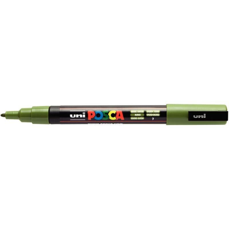 Marker posca PC-3M khaki grün