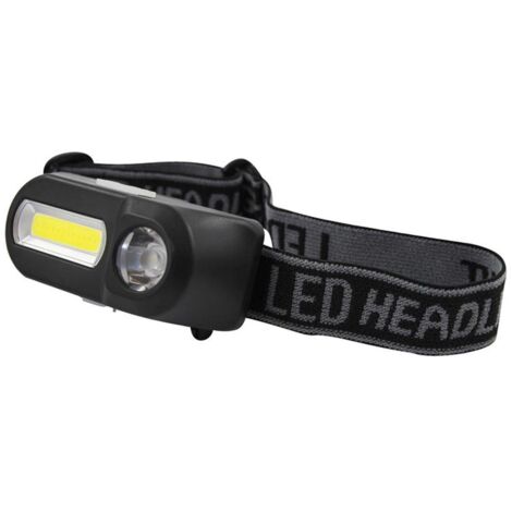 Uni-Com Rechargeable Head Torch with LED Spotlight & COB Light