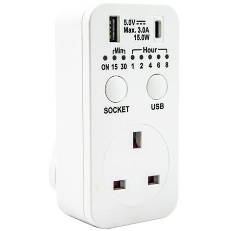 Uni-Com TCD-5E White Countdown Timer with Digital Display and Precise Time Tracking