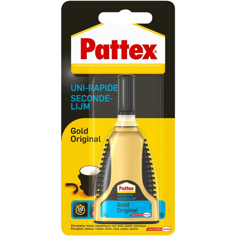

Uni-Rapid pegamento Pattex -e - 3g 'original de oro'
