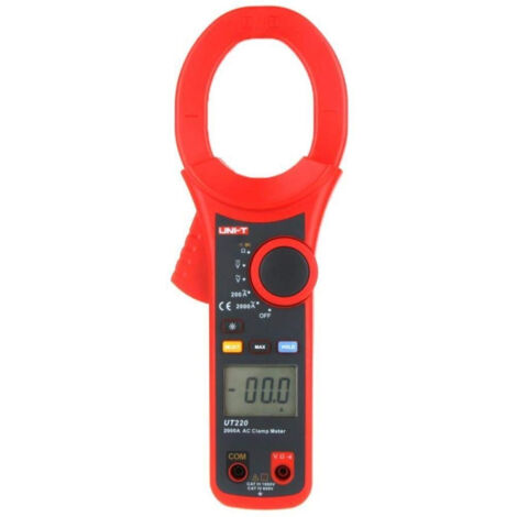 UNI-T 7720177 UT220 SÉRIE CLAMP MÈTRE, 2000 A, ROUGE/GRIS
