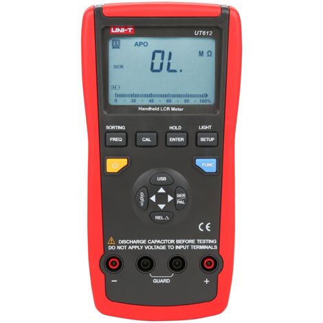 UNI-T Digitales LCR-Messgerät UT612, USB, 100 kHz