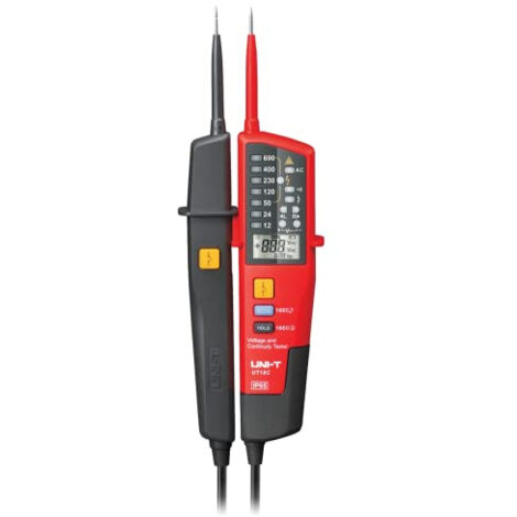 UNI-T MIE0195 UT18C COMPTEUR UNIVERSEL, NOIR/ROUGE, 27,2 X 8,5 X 3,1 CM 5901890018302