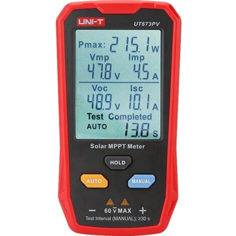 UNI-T Solar MPPT Messgerät UT673PV