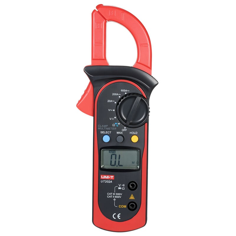 Lifcausal - uni-t UT202A Mini pince multimètre numérique lcd portable Voltmètre Ampèremètre Ohmmètre Tension ac/dc Courant ac Résistance Testeur de