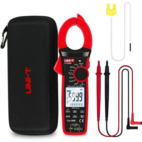 UNI-T UT206B UT207B UT208B morsetto metro amperometrico VFC Electrical Instruments DC/AC Current Voltage Tester Auto Range