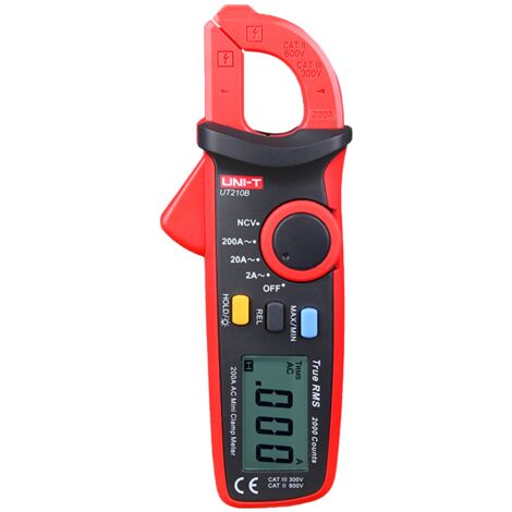 UNI-T UT210 SERIES MINI PINCE COMPTEUR, ROUGE/GRIS, 1 7720191