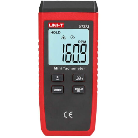 UNI-T UT373 - TACHYMÈTRE NUMÉRIQUE SANS CONTACT, MESURE DE LA VITESSE JUSQU'À 9999,9 TR/MIN