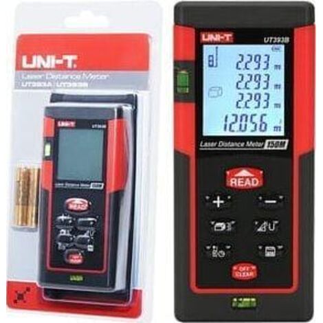 Uni-T UT393B outil de mesure laser précis jusqu'à 150 m