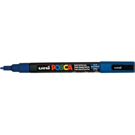 Uniball Marcador Posca Pc-3M Punta Cónica 0,9 - 1,3 Mm Azul