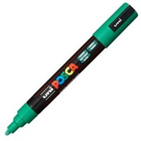 UNIBALL MARCADOR POSCA PC-5M NO PERMANENTE PUNTA FORMA DE BALA 1,8 - 2,5 MM VERDE