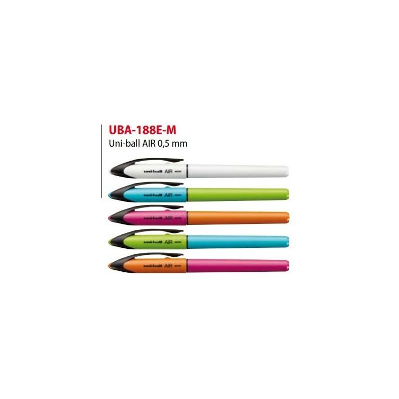 

Uniball rollerball air micro uba-188e-m blanco -12u-