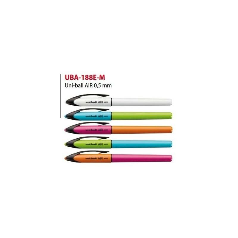 

Uniball rollerball air micro uba-188e-m rosa -12u-