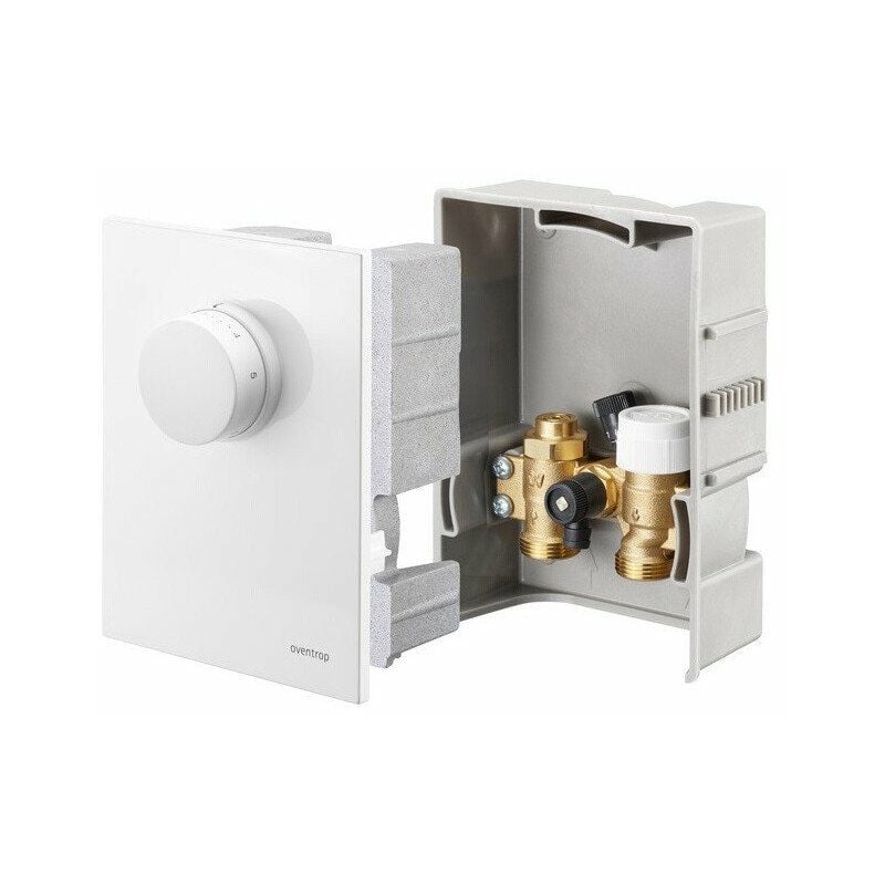 

Oventrop - UNIBOX E BV, BLANCO, BYPASS PREAJUSTADO