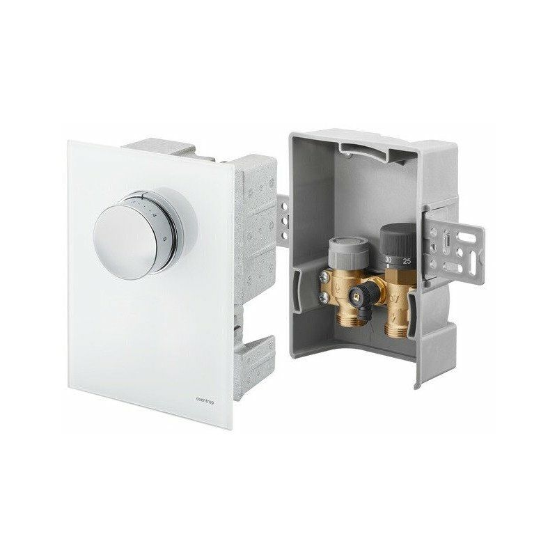

Oventrop - UNIBOX TQ-RTL, VIDRIO BLANCO
