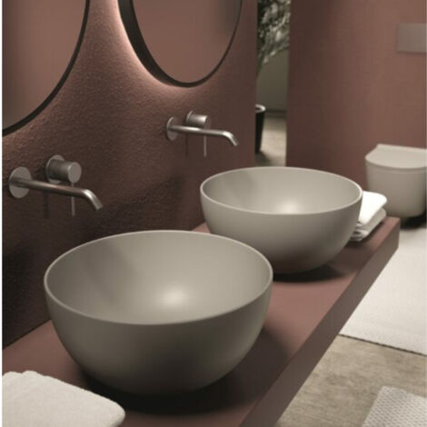 UNICA Ø40 Bronze. sans bonde. siphon chromé