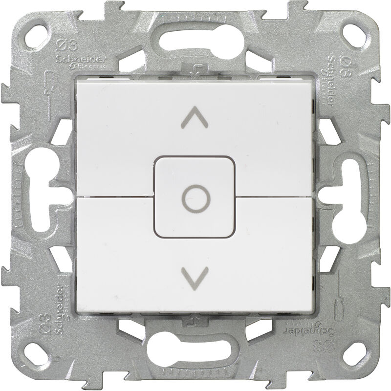 Schneider Electric - Interrupteur volet-roulant 6A connexion rapide blanc Unica