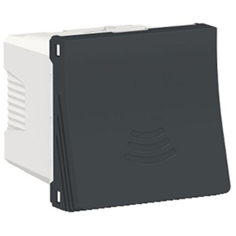 Unica - buzzer - 76-80dB/1m - 230vca - 2 modules - Anthracite - mécanisme seul (NU378554)