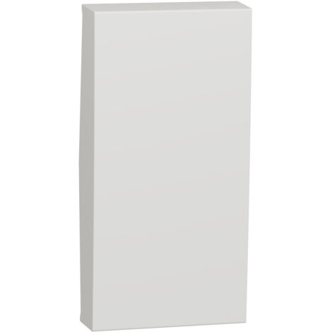 Unica - enjoliveur interrupteur ou bouton-poussoir - 1 mod - Blanc (NU910018)