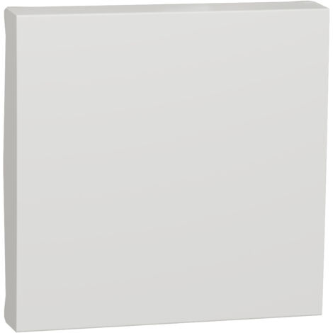 Unica - enjoliveur interrupteur ou bouton-poussoir - 2 mod - Blanc antimic (NU920020)