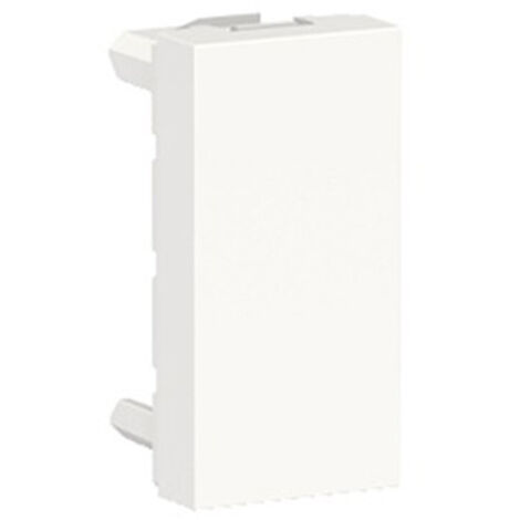 Unica - obturateur - 1 module - Blanc antimicrobien - mécanisme seul (NU986520)