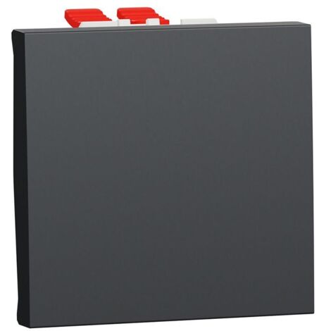 Unica - permutateur - 10A - 250Vca - 2 modules - Anthracite - mécanisme seul (NU320554)