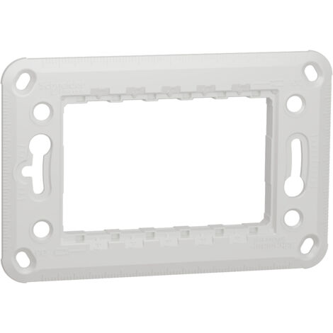 Unica - support de fixation 3 mod - plastique (NU7103P)