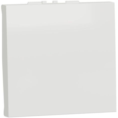 Unica - va-et-vient - 16A - bornier à vis - 2 mod - Blanc - méca seul (NU326318)
