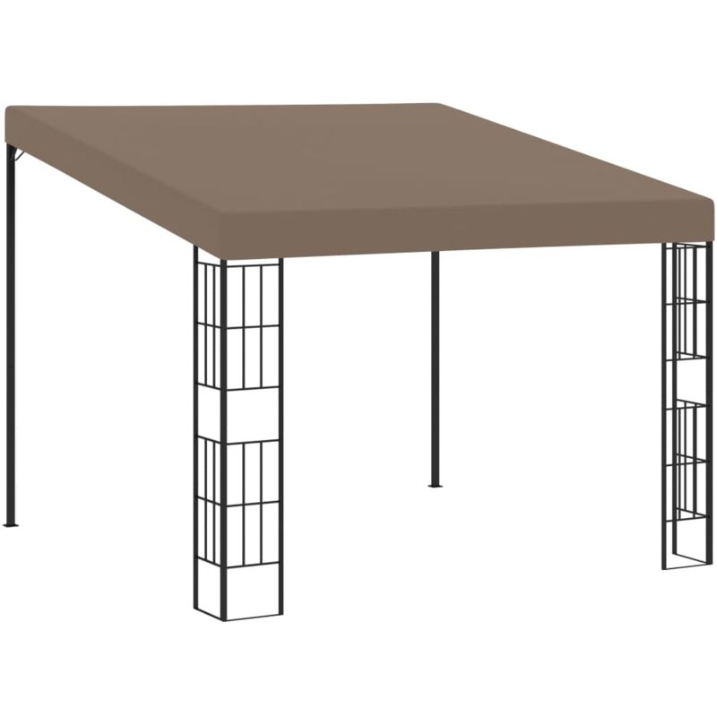 Maison du'Monde - Gazebo a Parete 3x3 m Talpa in Tessuto - Taupe