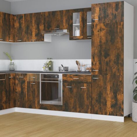 Pensile da Cucina，Armadietto a Muro，Armadio Sospeso da Parete Rovere Sonoma  60x31x60 cm Legno Multistrato CNWI710989 MaisonChic