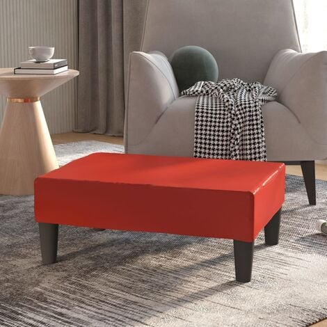 Poggiapiedi Rosso Vino 78x56x32 cm in Velluto  Poggiapiedi, Divano letto,  Divano letto 2 posti